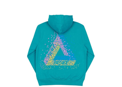 Palace Tri-Flect Hoodie Sea Green