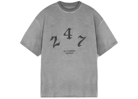 Represent 247 Vintage T-shirt Smoke Grey
