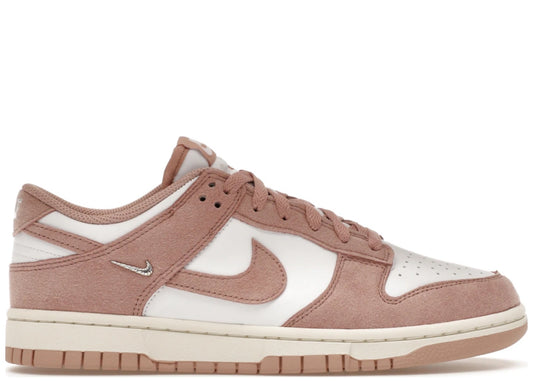 Nike Dunk Low Rose Whisper Gold Mini Swoosh (Women's)