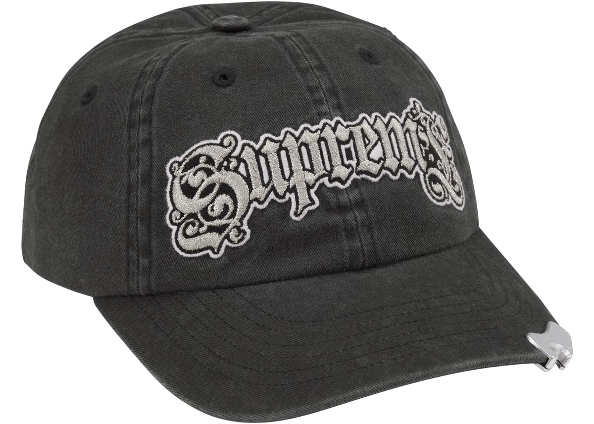 Supreme Bottle Opener 6-Panel Cap Black