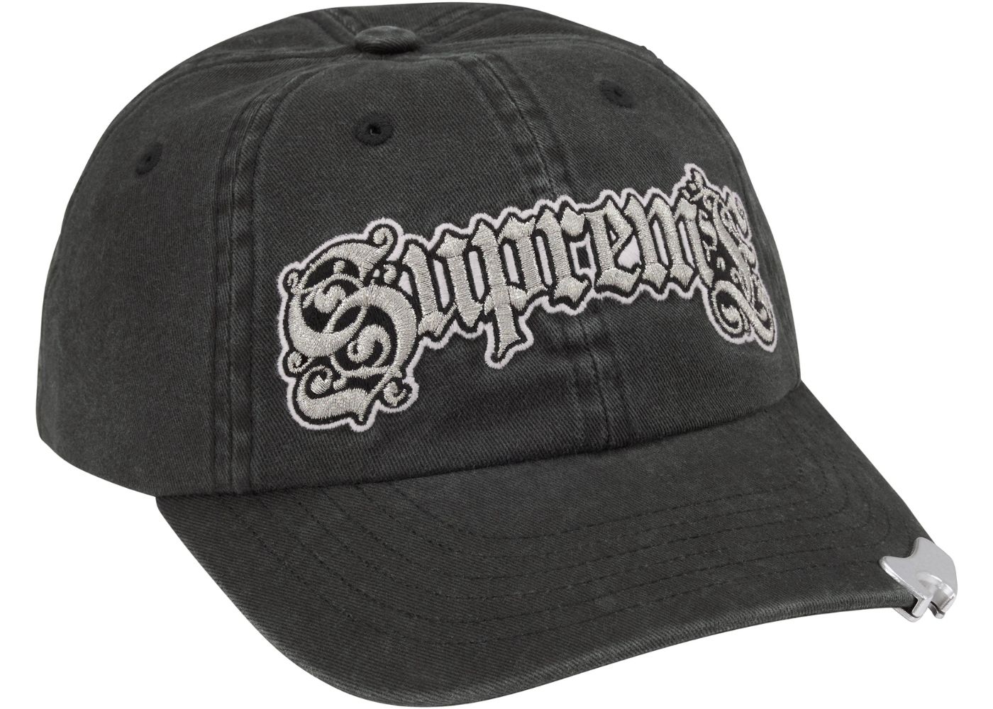 Supreme Bottle Opener 6-Panel Cap Black