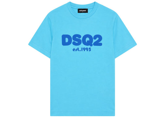 Dsquared2 Bubble DSQ2 1995 Tshirt Baby Blue