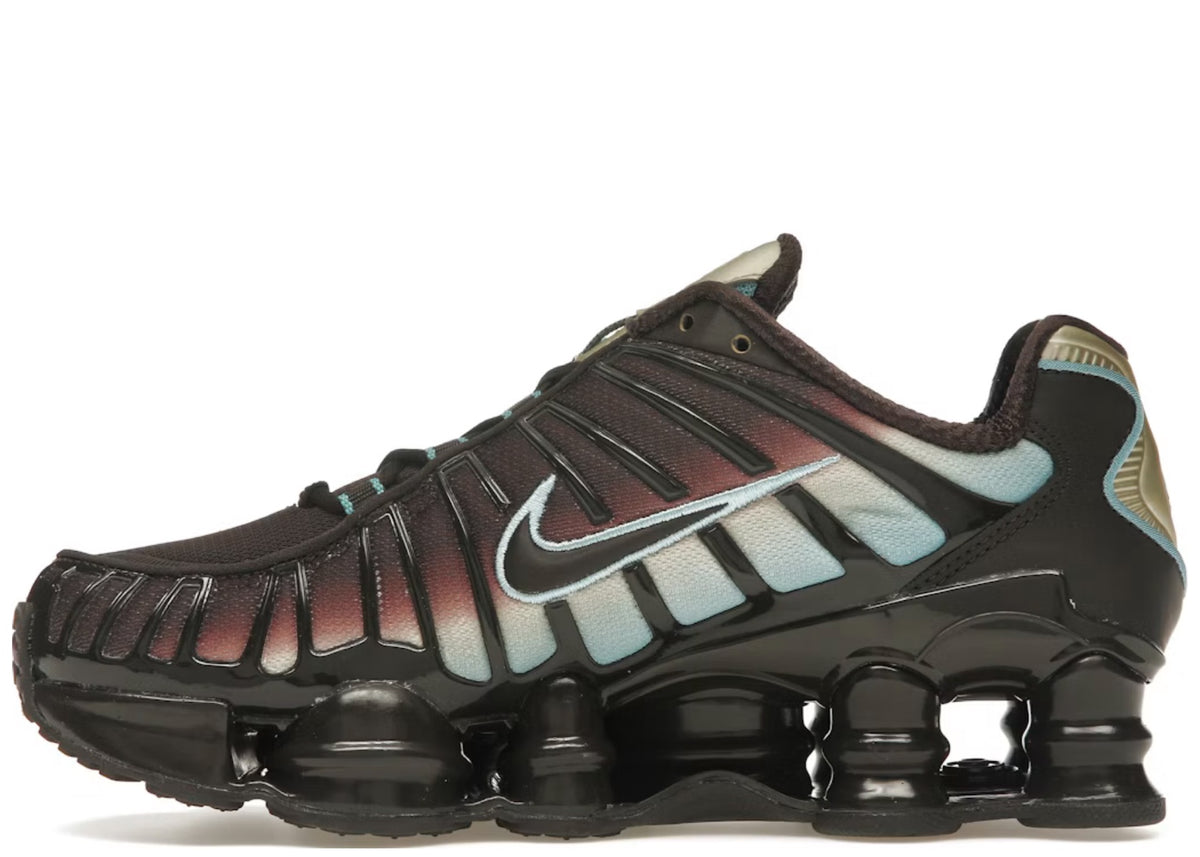 Nike Shox TL Velvet Brown Denim Turquoise (Women's)