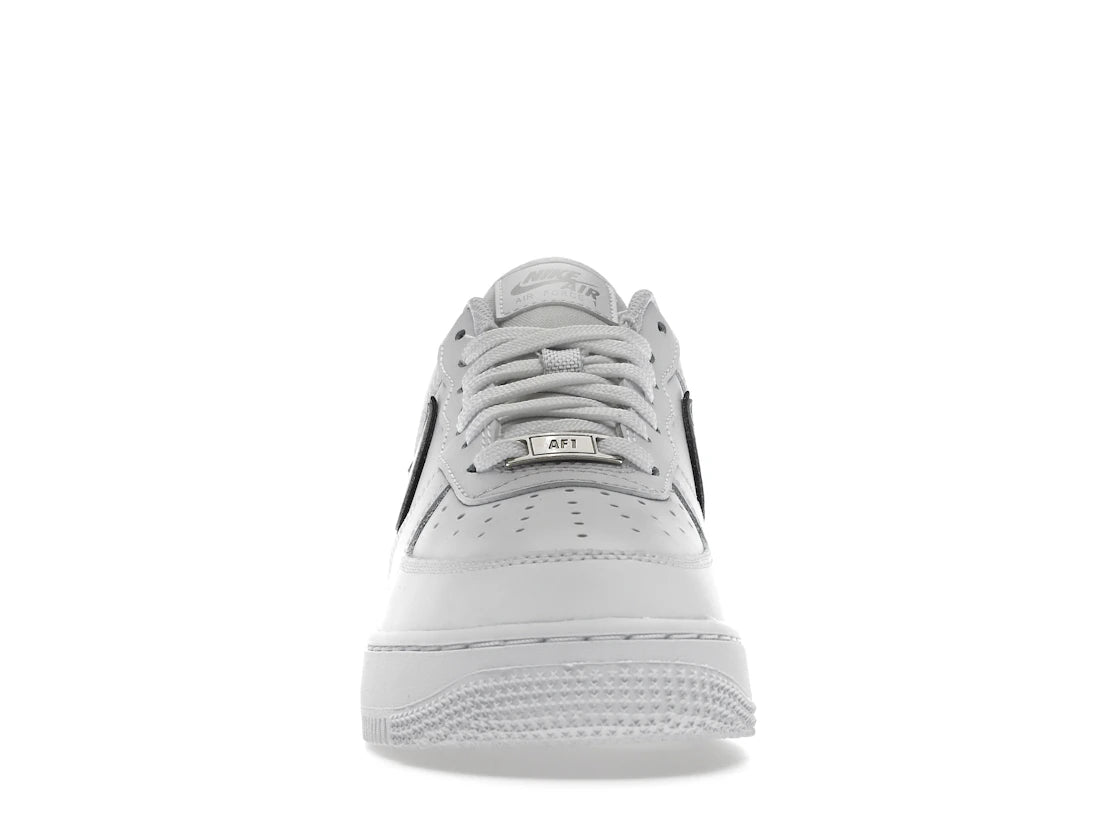 Nike Air Force 1 Low '07 Essential White Metallic Silver Black (Women's)