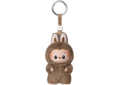 Pop Mart Labubu The Monsters Pin for Love Series "&" Vinyl Plush Pendant Brown