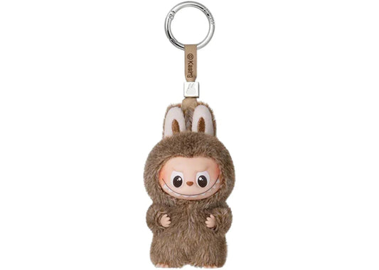Pop Mart Labubu The Monsters Pin for Love Series "&" Vinyl Plush Pendant Brown
