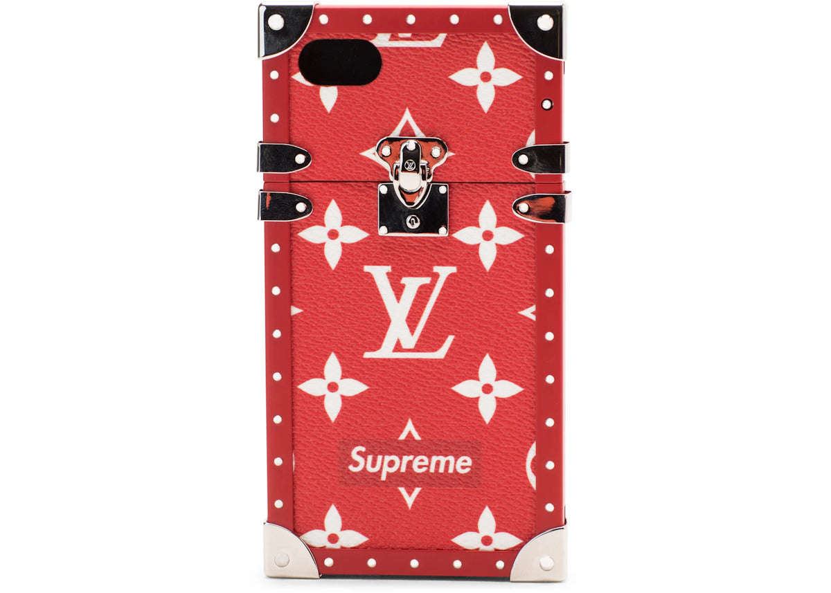 Louis Vuitton Supreme iPhone 7 Eye Trunk Red