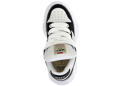 Maison Mihara Yasuhiro Wayne Low Leather Puffer Black White