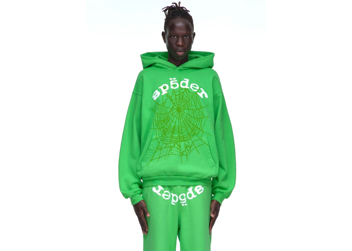 Sp5der Legacy Hoodie Green