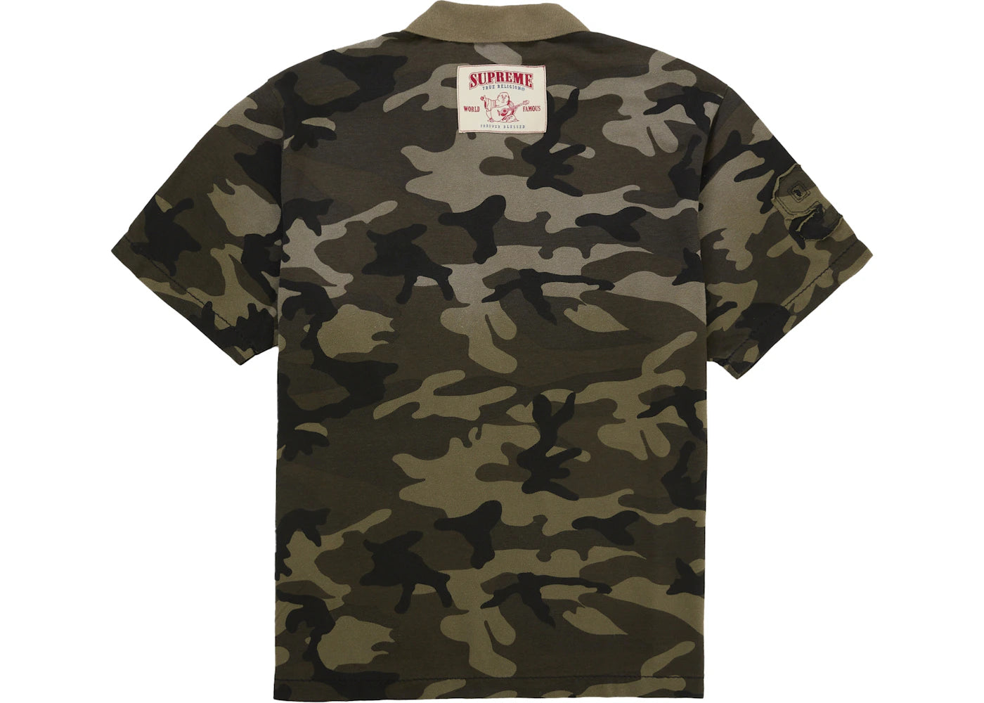 Supreme True Religion Applique Polo Woodland Camo
