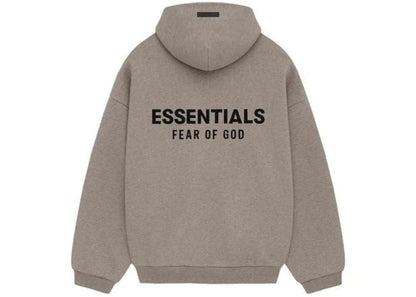 Fear of God Essentials Fleece Hoodie (FW24) Heather Gray