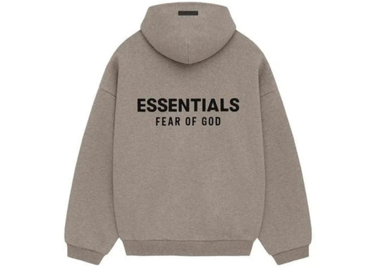 Fear of God Essentials Fleece Hoodie (FW24) Heather Gray