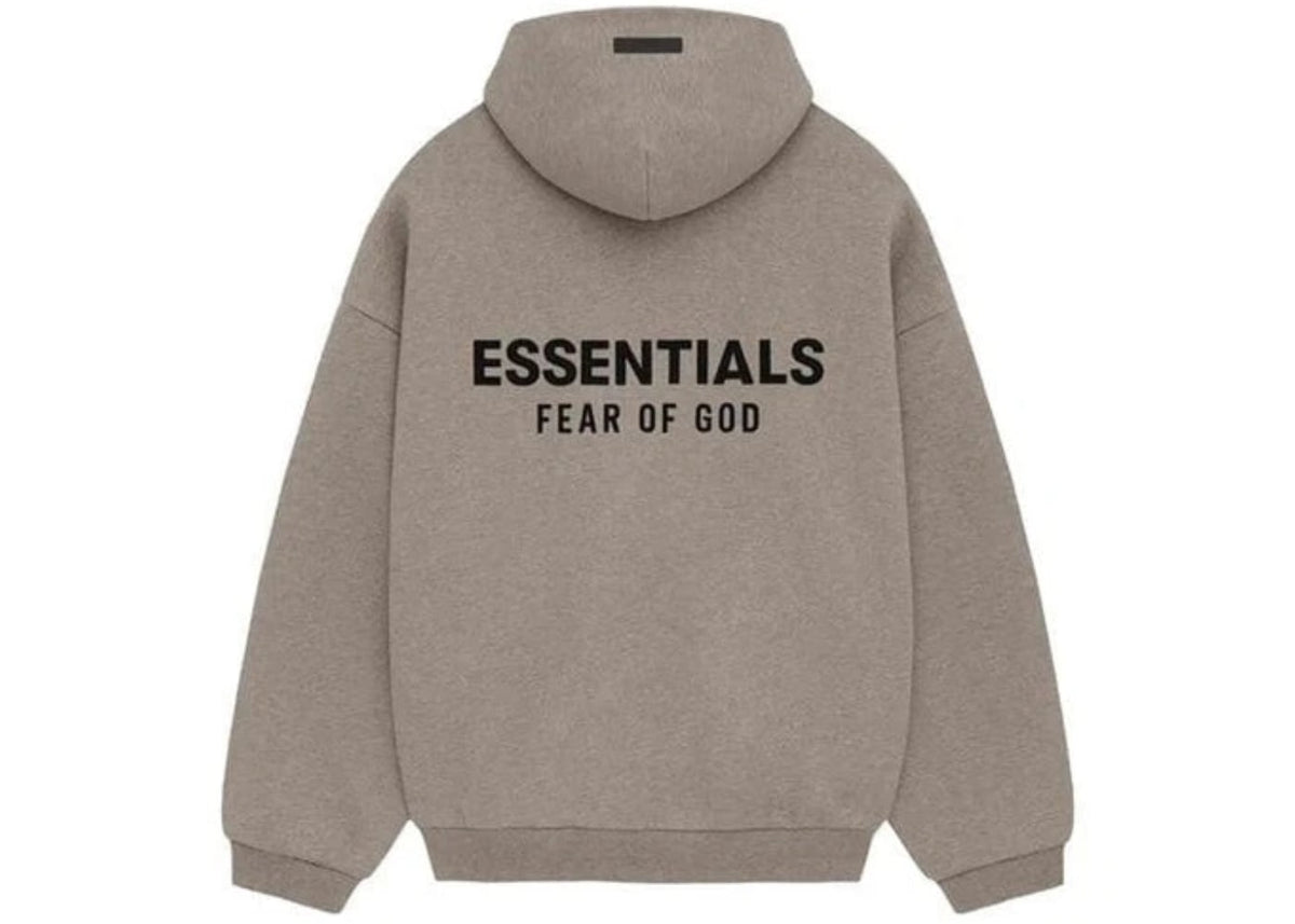 Fear of God Essentials Fleece Hoodie (FW24) Heather Gray