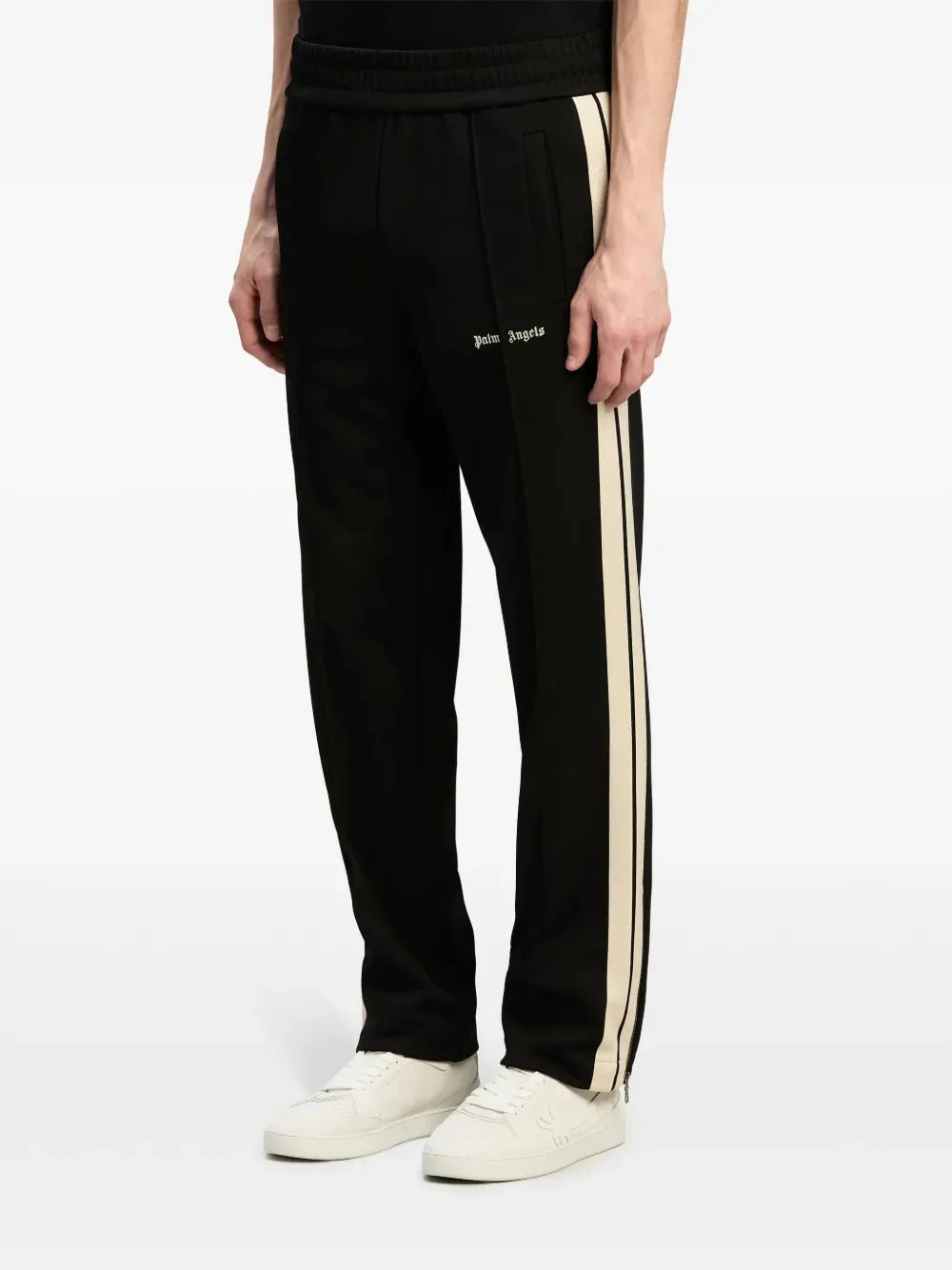 Palm Angels Stripe Track Sweatpants Black
