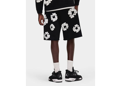 Denim Tears The Cotton Wreath Shorts Black