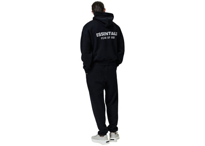 Fear of God Essentials Classic Fit Fleece Hoodie Black