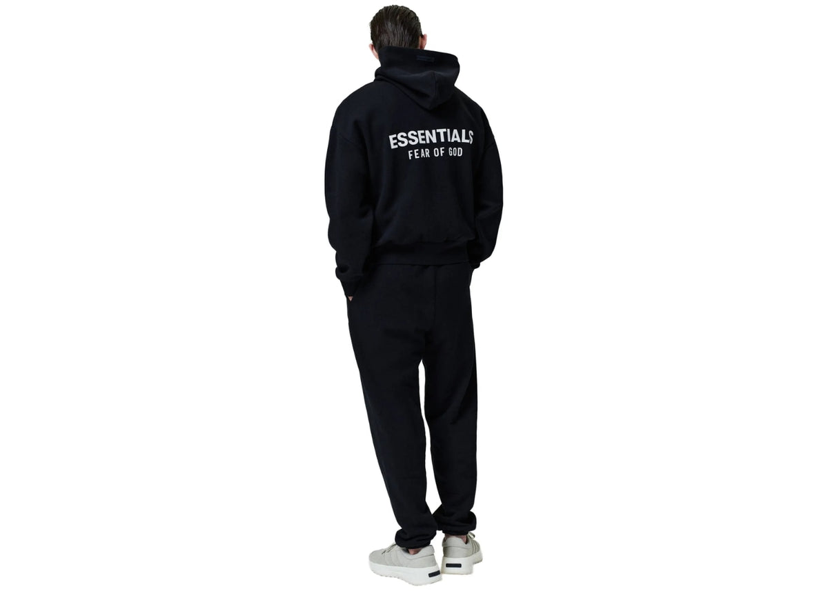 Fear of God Essentials Classic Fit Fleece Hoodie Black