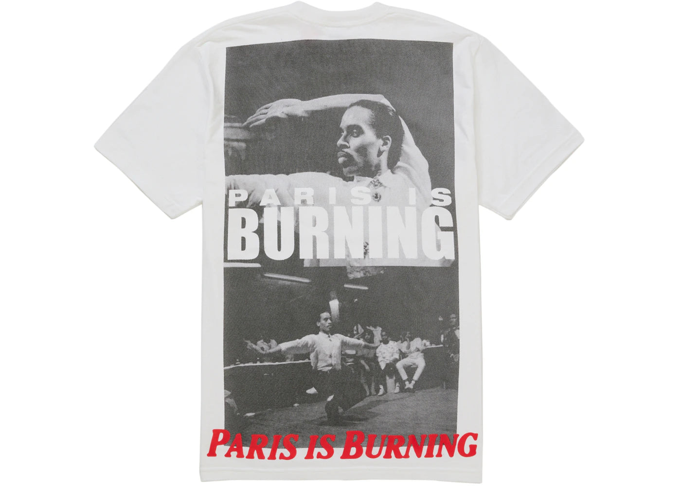 Supreme Paris Is Burning Tee White