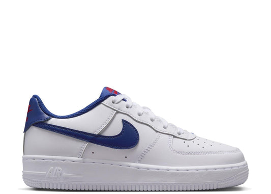 Nike Air Force 1 White Deep Royal Blue GS