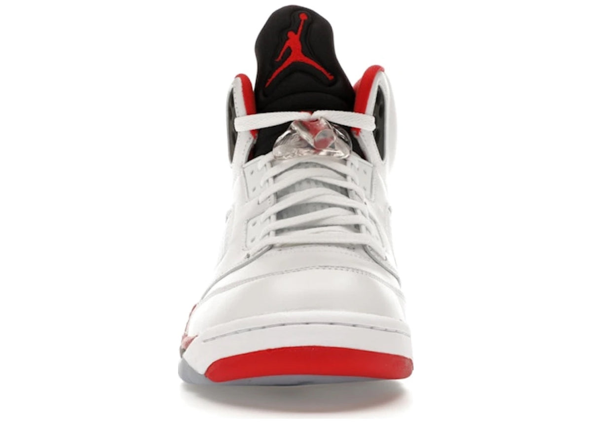Jordan 5 Retro Fire Red Black Tongue (2025)