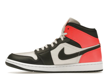 Jordan 1 Mid Newsprint Light Orewood Brown (Women's)