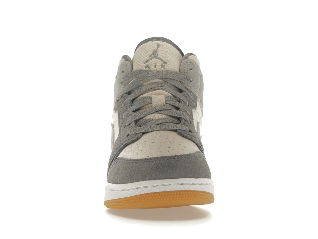 Jordan 1 Mid SE Coconut Milk Particle Grey (GS)