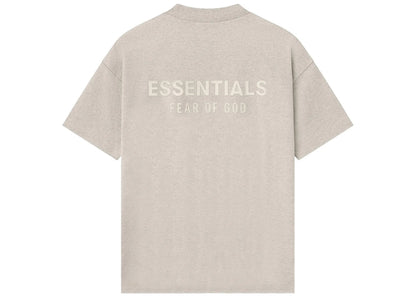 Fear of God Essentials Classic Short Sleeve T-Shirt Heather Stone Grey