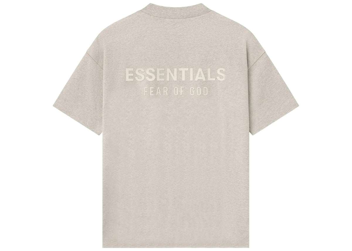 Fear of God Essentials Classic Short Sleeve T-Shirt Heather Stone Grey