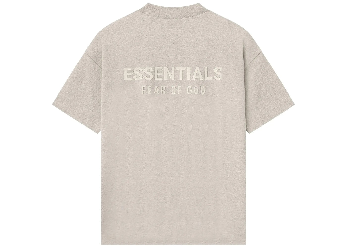 Fear of God Essentials Classic Short Sleeve T-Shirt Heather Stone Grey