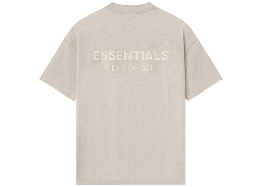 Fear of God Essentials Classic Short Sleeve T-Shirt Heather Stone Grey