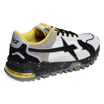 W6YZ Just Say Wizz Breeze 3-M Trainers White Black Taupe