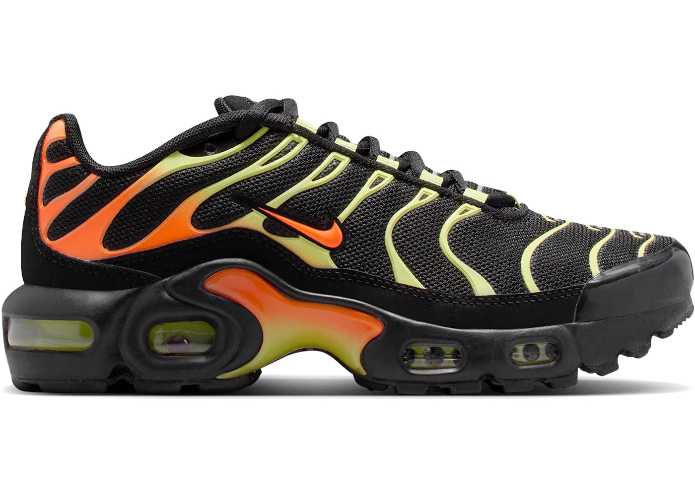 Nike Air Max Plus Black Hyper Crimson Limelight (GS)