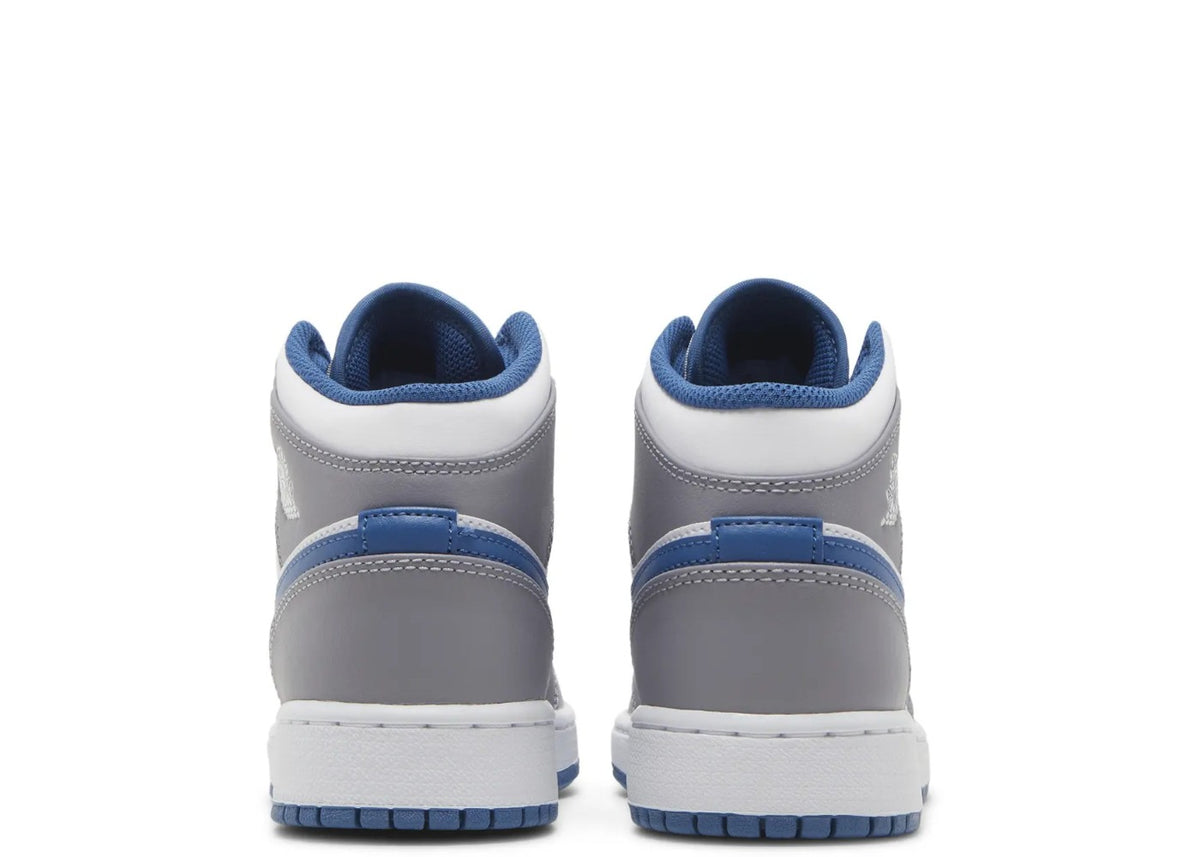 Jordan 1 Mid True Blue Cement (GS)