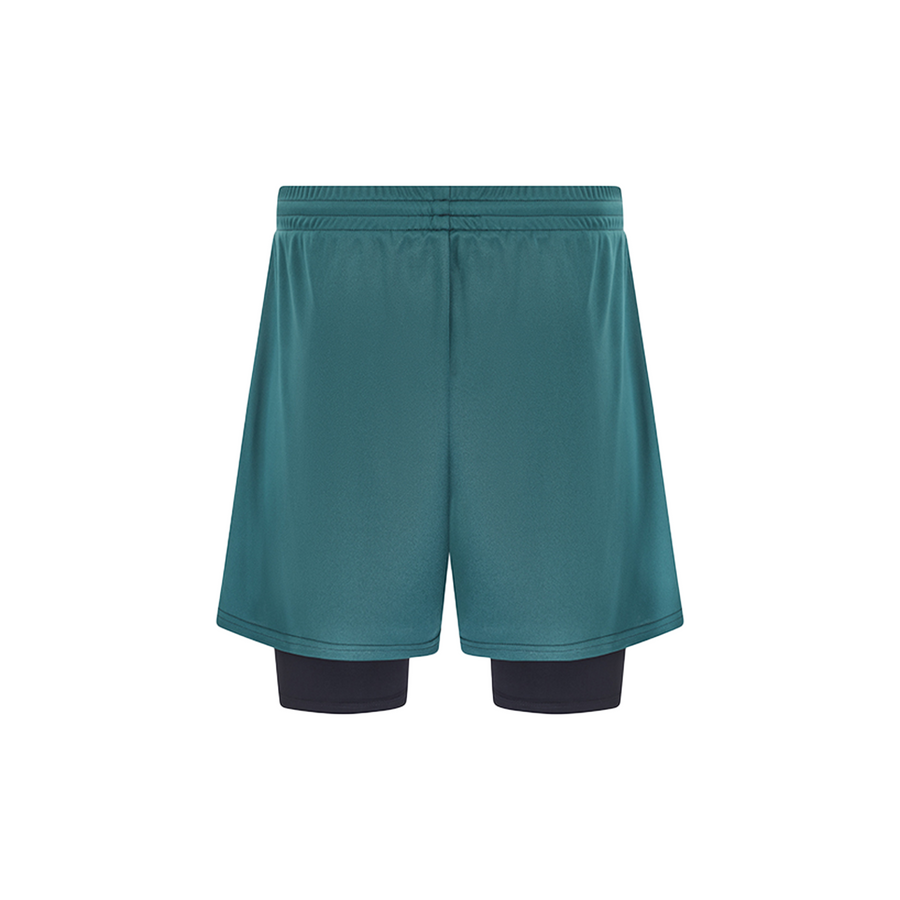 Martine Rose Double Football Sport Shorts Green