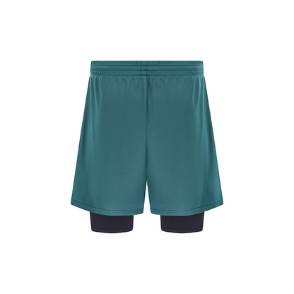 Martine Rose Double Football Sport Shorts Green
