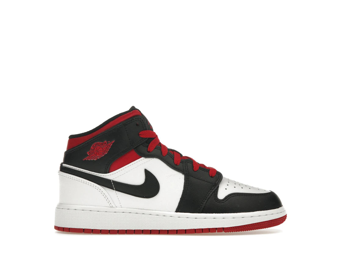 Jordan 1 Mid Gym Red Black Toe (GS)