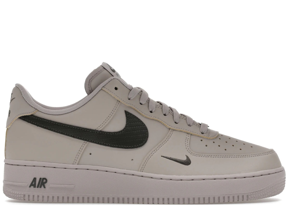 Nike Air Force 1 Low '07 Carbon Fiber Swoosh College Grey Newsprint