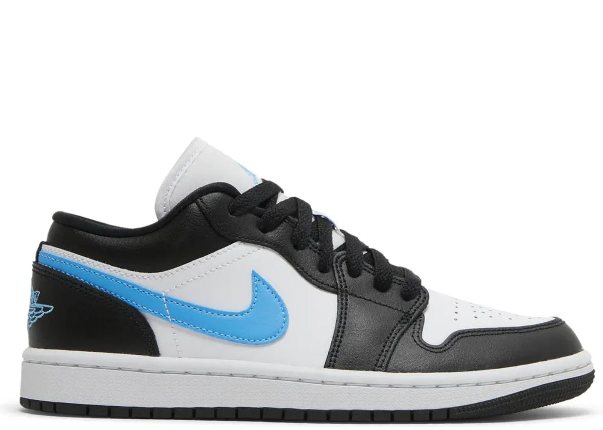 Jordan 1 Low Black University Blue White (Women's)