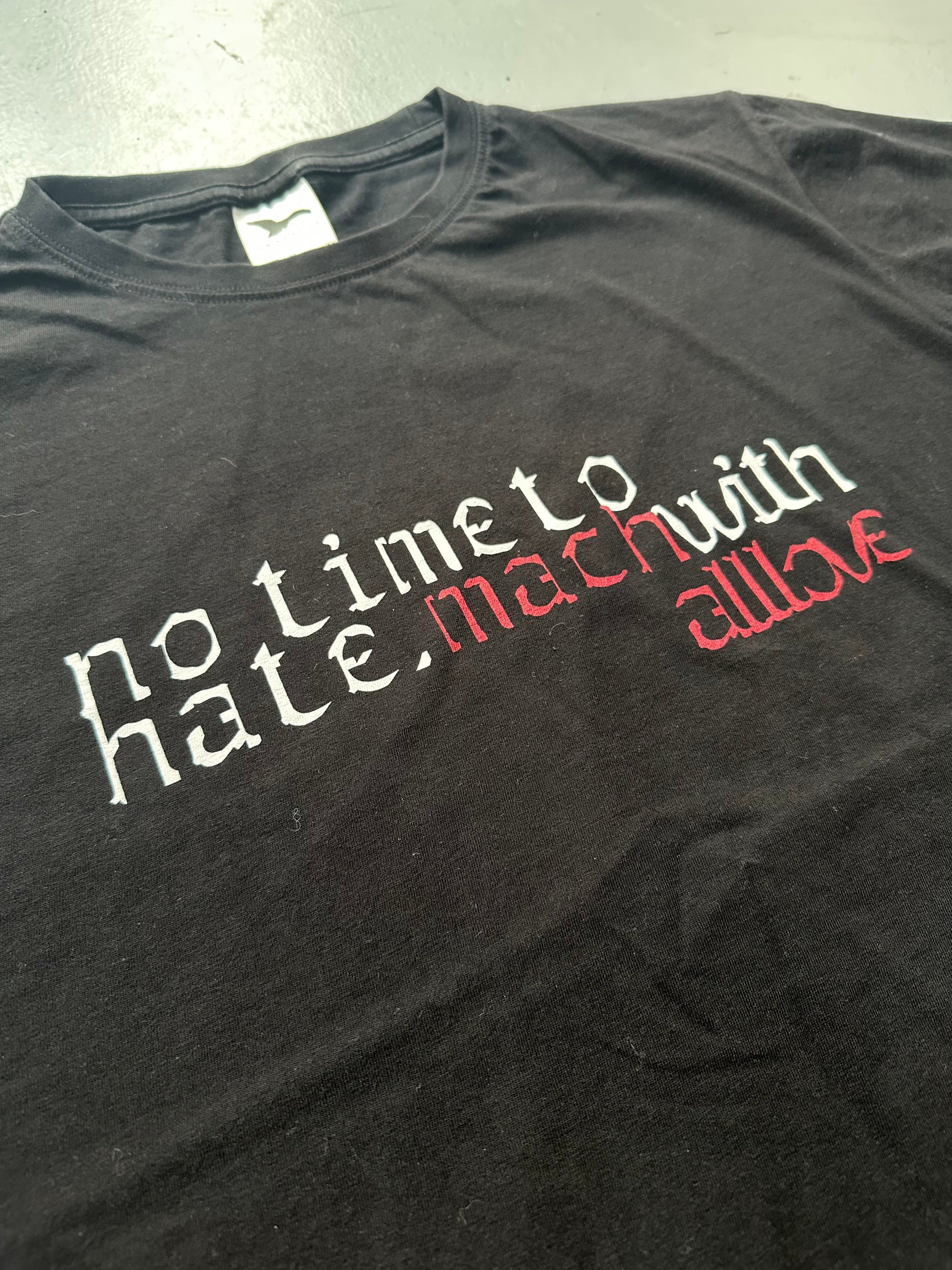 Mach Designs No Time To Hate T-shirt Black