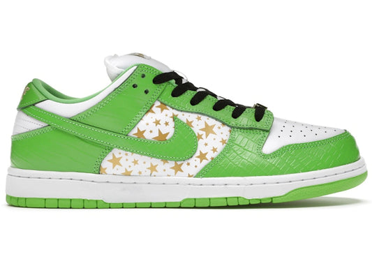 Nike SB Supreme Dunk Low Stars Mean Green