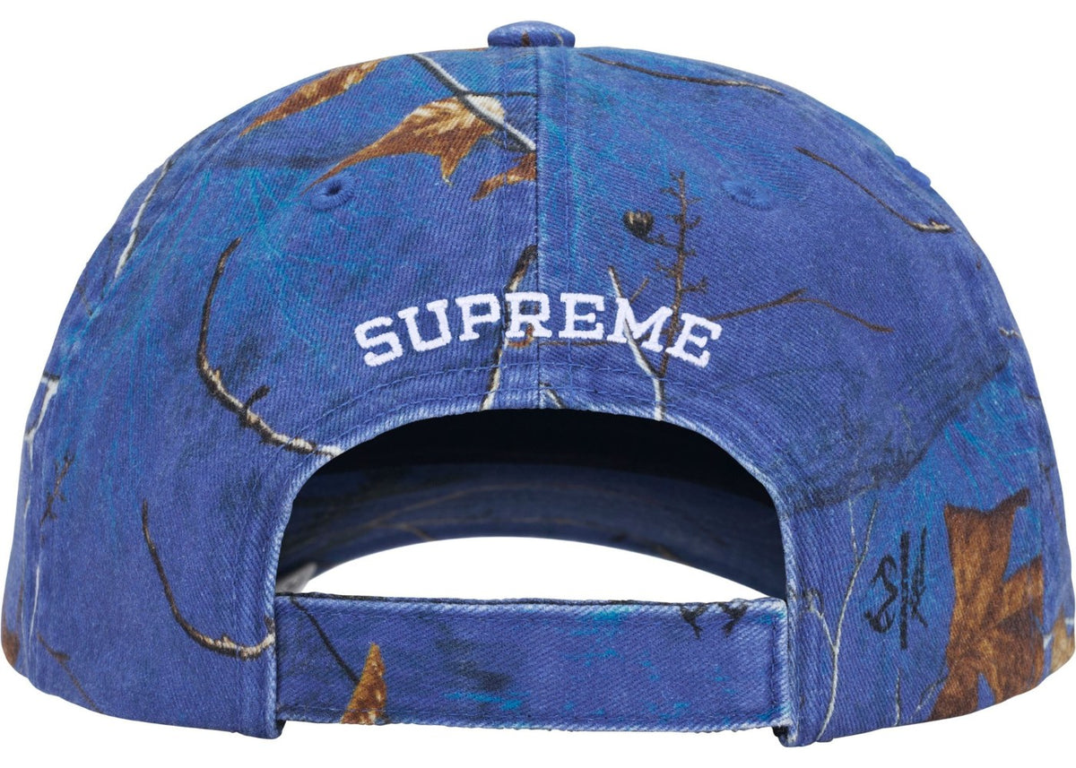 Supreme Bottle Opener 6-Panel Hat Cap Realtree Xtra Royal Blue Camouflage