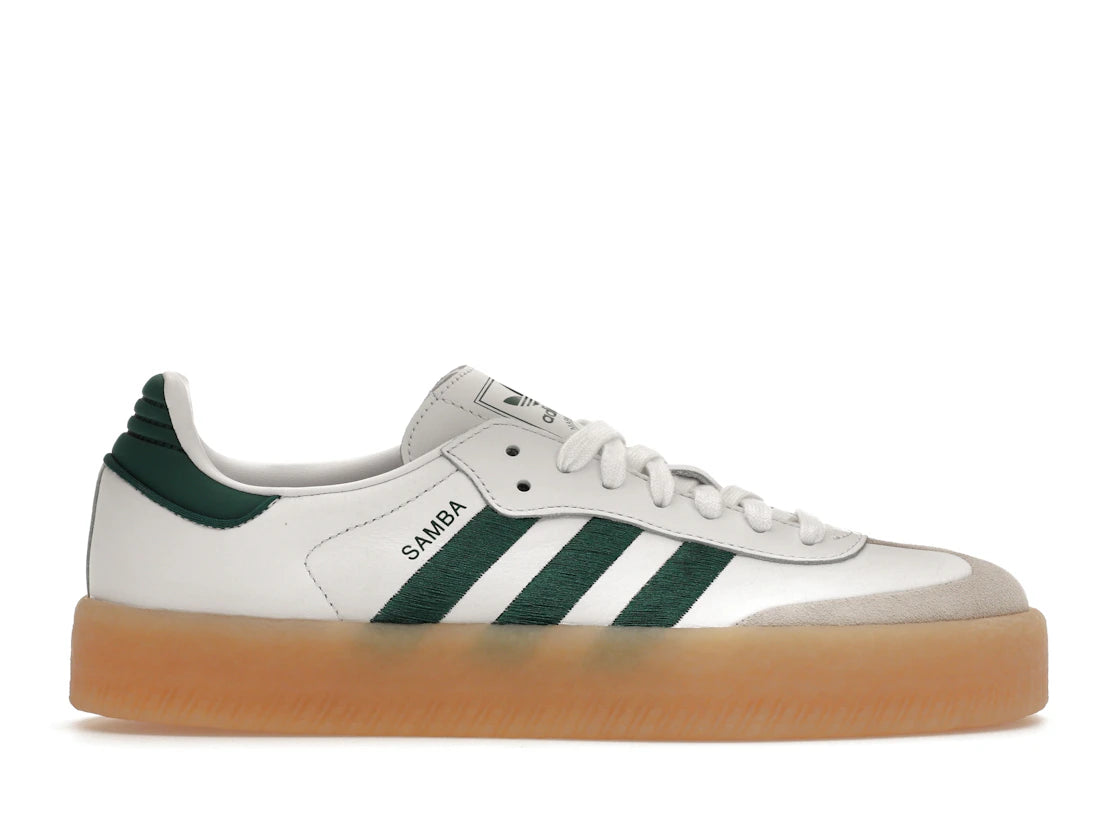 adidas Sambae White Collegiate Green Gum (Women's)