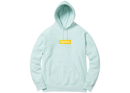 Supreme Box Logo Hooded Sweatshirt (FW17) Ice Blue
