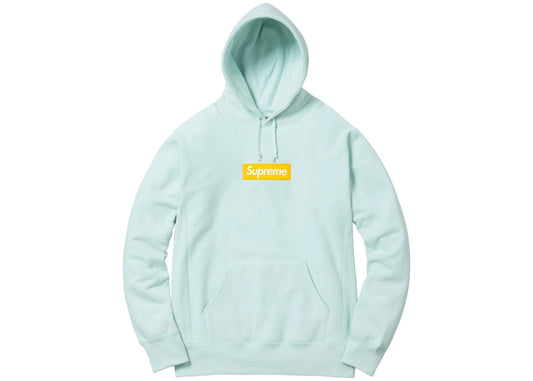 Supreme Box Logo Hooded Sweatshirt (FW17) Ice Blue