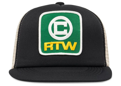 Corteiz RTW Box Trucker Cap Black