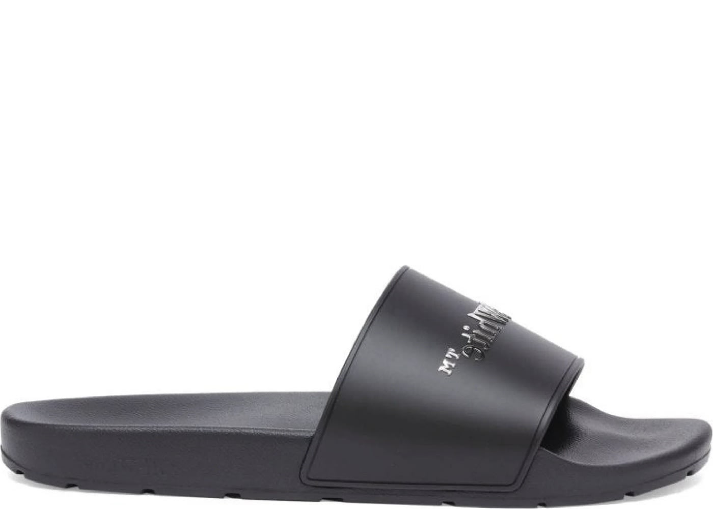 Off White Bookish Gradient Slide Sandal Black