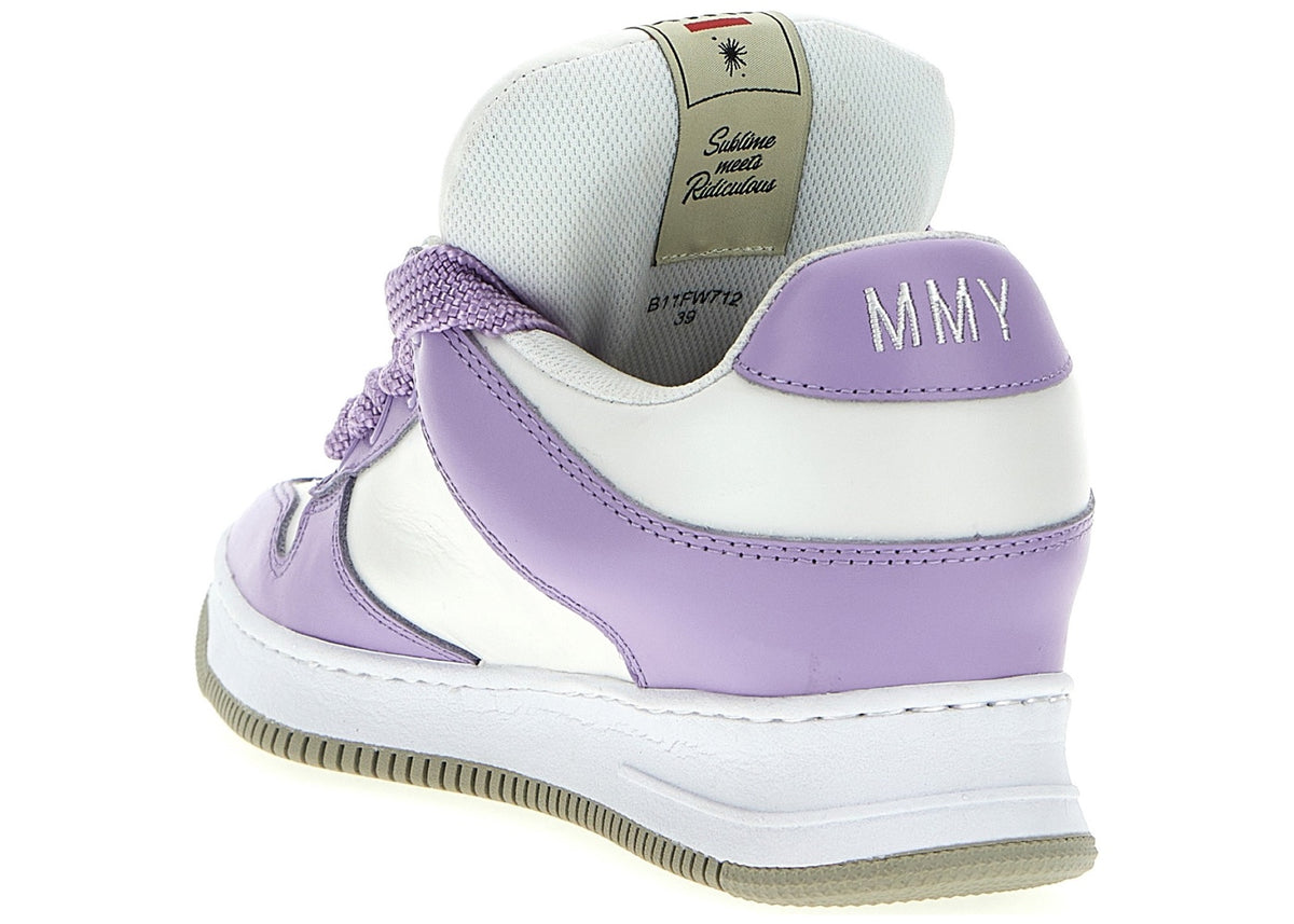 Maison Mihara Yasuhiro Rosy Dad OG Sole Leather Low Puffer Purple