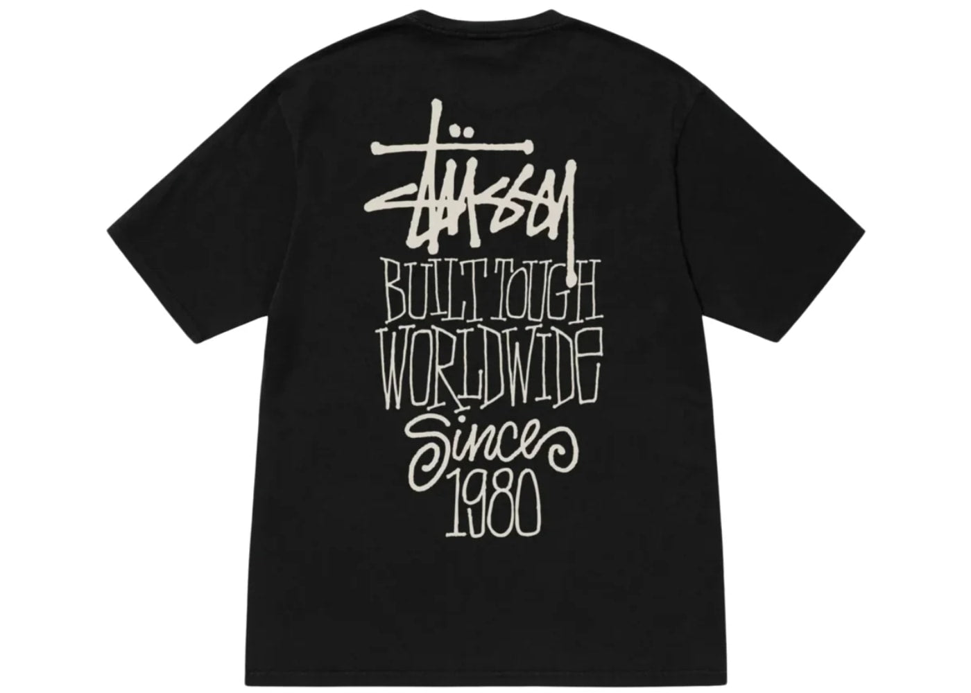 Stüssy Tough Pigment Dyed Tee Black
