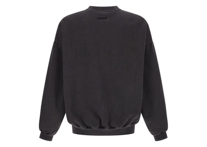 Fear of God Essentials Campus 90's Crewneck Sweatshirt Faded Black