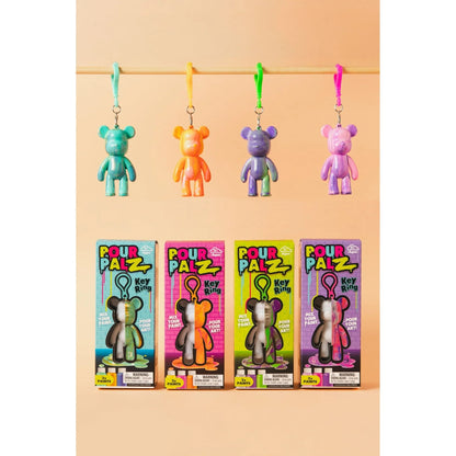 Pour Palz Paint Bear Keyring